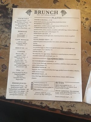 Menu photo 3 Sparrow Montreal, QC Menu photo 3 Sparrow Montreal, QC