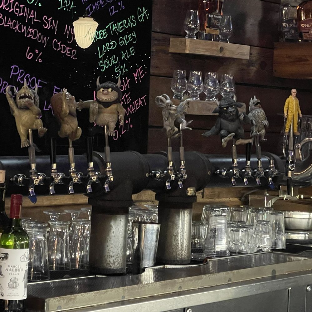 Where the Wild Things Are bar taps...what?! Where the Wild Things Are bar taps...what?!