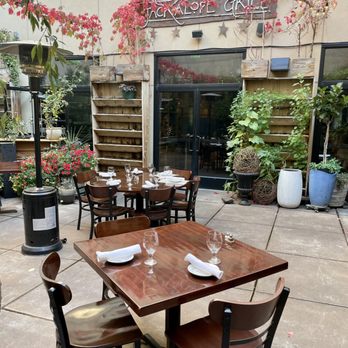 The Jackalope Grill - Gorgeous patio - French Near Me - Bend, Oregon