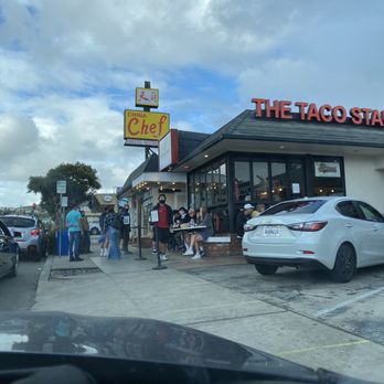 The Taco Stand - The line to order is right next to the tables - minimal social distancing (this is at 3PM) - Food Stands Near Me - La Jolla, California The Taco Stand - The line to order is right next to the tables - minimal social distancing (this is at 3PM) - Food Stands Near Me - La Jolla, California