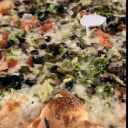 Bazzano's Pizza - 18" Vegetarian Pizza with White Sauce