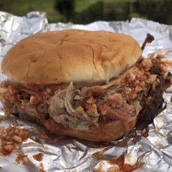 Smokin Mountain Boys Barbecue - $6 Barbecue Sandwich with Sauce and Slaw