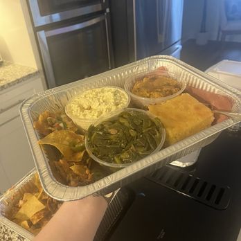 The Smoke Pit - Big portions. This is the 3 sides plate. Cornbread and sweet potato casserole are stellar. - Southern Near Me - Salisbury, North Carolina The Smoke Pit - Big portions. This is the 3 sides plate. Cornbread and sweet potato casserole are stellar. - Southern Near Me - Salisbury, North Carolina