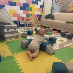Sunshine Play - Baby area! Safe from bigger kids and just the right kind of toys!