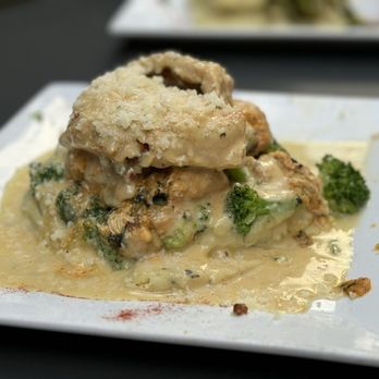 Stacks Bar & Grill - Stacks' Speciality "Stuffed Chicken" from their main menu. - Bars Near Me - Valparaiso, Indiana Stacks Bar & Grill - Stacks' Speciality "Stuffed Chicken" from their main menu. - Bars Near Me - Valparaiso, Indiana