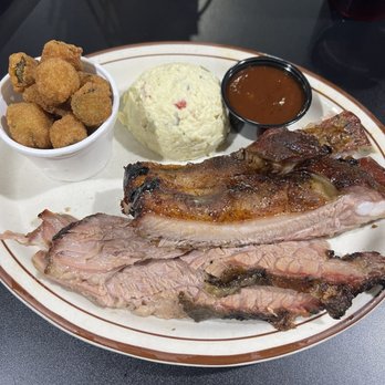 Top Notch Texas BBQ - Rib plate combo - Barbeque Near Me - Childress, Texas Top Notch Texas BBQ - Rib plate combo - Barbeque Near Me - Childress, Texas