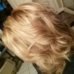 Brunette to Honey Blonde