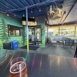 Shaded patio