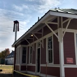 B&ML RailCyclers - The old Station - now a tiny museum/gift shop
