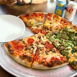 Boston's North End Pizza Bakery - We chose 3 types of pizza