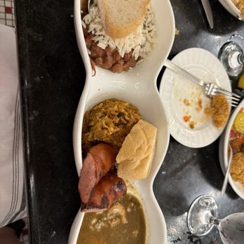 Desire Oyster Bar - Trio - gumbo - jambalaya- red beans and rice - Seafood Near Me - New Orleans, Louisiana Desire Oyster Bar - Trio - gumbo - jambalaya- red beans and rice - Seafood Near Me - New Orleans, Louisiana
