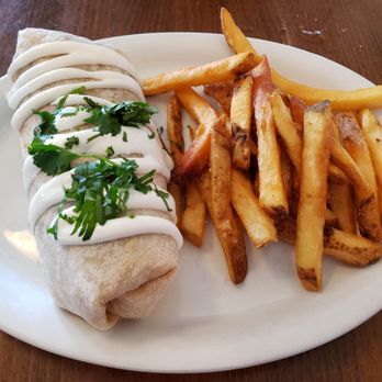 Eagle Cafe - Breakfast burrito with fries - New American Near Me - San Francisco, California