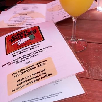 Cafe This Way - New American Near Me - Bar Harbor, Maine