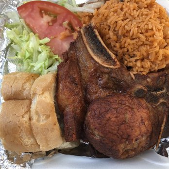 Papa's Cache Sabroso - 1 Chuleta Frita Dinner con Arroz - Latin American Near Me - Chicago, Illinois Papa's Cache Sabroso - 1 Chuleta Frita Dinner con Arroz - Latin American Near Me - Chicago, Illinois