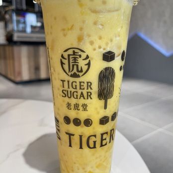 TIGER SUGAR - Tiger Mango Sago - Bubble Tea Near Me - mason, Ohio TIGER SUGAR - Tiger Mango Sago - Bubble Tea Near Me - mason, Ohio