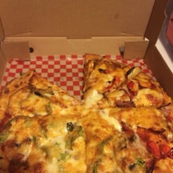 900 Degree Pizza - Half Canadian and half buffalo chicken