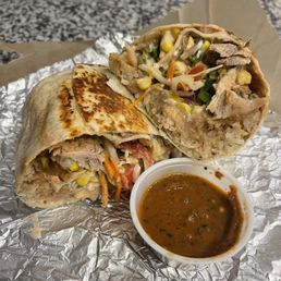 Jerk Chicken Burrito