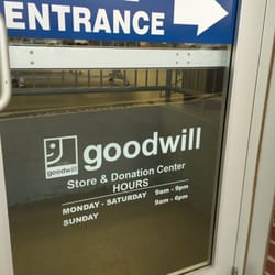 Goodwill - Store Hours