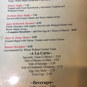 Granlund's Restaurant - Breakfast menu - New American Near Me - Yucaipa, California Granlund's Restaurant - Breakfast menu - New American Near Me - Yucaipa, California