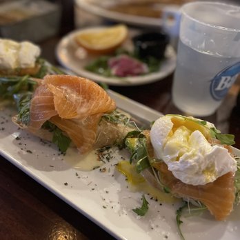 Bay Local Eatery - avocado toast with salmon and poached egg - New American Near Me - Virginia Beach, Virginia