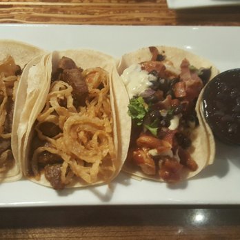 Zim Zari - Two filet minion tacos and one chicken Ranchero taco - Burgers Near Me - Trinity, Florida Zim Zari - Two filet minion tacos and one chicken Ranchero taco - Burgers Near Me - Trinity, Florida