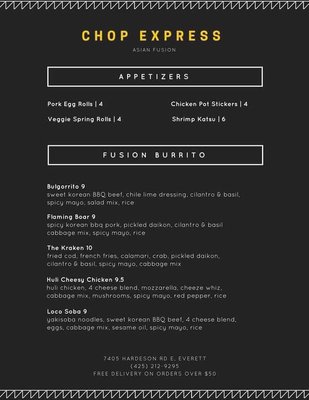 Menu photo 5 Chops Everett, WA Menu photo 5 Chops Everett, WA