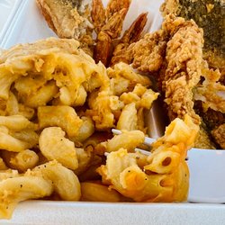 Food Truck Friday West - Close up of Mel & Libby's Mac 'N' Cheese (BLEEPING AWFUL)