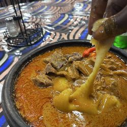 Cape Coast Cuisine - Fufu, mixed meat peanut soup