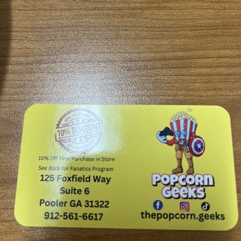 Popcorn Geeks - Popcorn Shops Near Me - Pooler, Georgia