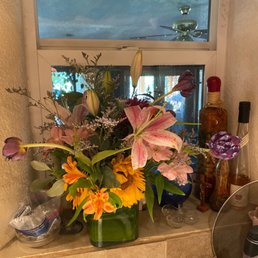What I paid for: Sloppy - Tulips, Tiger Lillies, Sunflowers