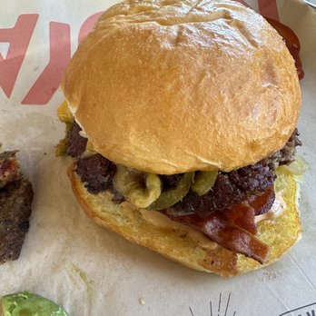MOOYAH Burgers, Fries & Shakes - Hot Bacon Jam - Burgers Near Me - Irvine, California MOOYAH Burgers, Fries & Shakes - Hot Bacon Jam - Burgers Near Me - Irvine, California