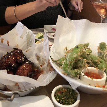 Malai Kitchen - What's left of the Thai wings and shishito peppers - Thai Near Me - Dallas, Texas Malai Kitchen - What's left of the Thai wings and shishito peppers - Thai Near Me - Dallas, Texas