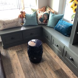 Tramco Kitchen and Bath - Shaker Gray Window Seat