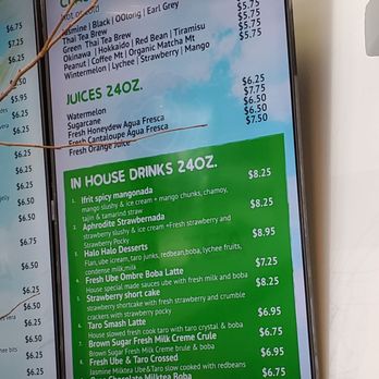 Beastea - Menu - Coffee & Tea Near Me - Santa Clara, California
