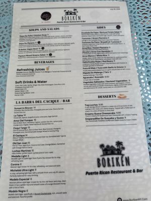 Menu photo 3 Boriken Restaurant & Bar Staten Island, NY