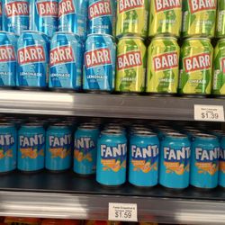 The Scottish and Irish Store - Pineapple and Grapefruit Fanta.