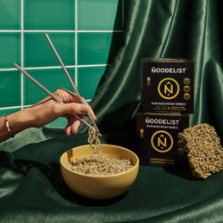 Noodelist - Noodelist is plant-based instant noodles powered by superplant Moroheiya (Egyptian spinach). Tasty, healthy and ready to eat in 5min.