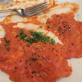 FANATICO - Great vodka sauce with seafood ravioli. - Italian Near Me - Whitewater, Wisconsin FANATICO - Great vodka sauce with seafood ravioli. - Italian Near Me - Whitewater, Wisconsin