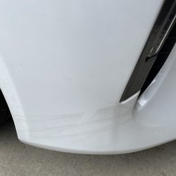 Dirt is still there, not wiped off.