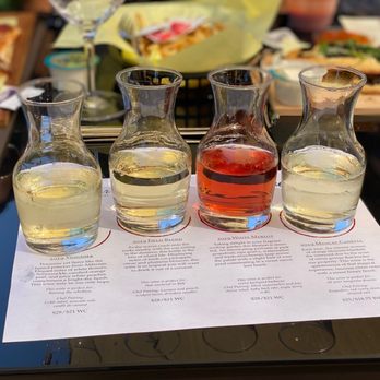 Lorimar Vineyards and Winery - white wine flight - Wineries Near Me - Temecula, California Lorimar Vineyards and Winery - white wine flight - Wineries Near Me - Temecula, California