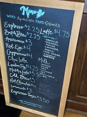 Menu photo 5 Apothecary Espresso & Coffee Farmington, MI