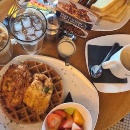 Pickle Fried Chicken + Waffles