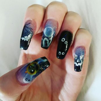 Le Nails - Amazing Halloween nails by ET! - Nail Salons Near Me - Brentwood, California Le Nails - Amazing Halloween nails by ET! - Nail Salons Near Me - Brentwood, California