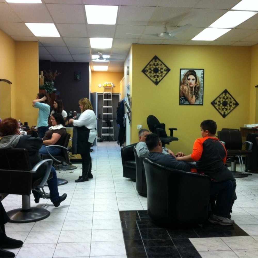 Beau Geste Hair Studio - Girls are working hard!! - Hair Salons Near Me - Bartlett, Illinois