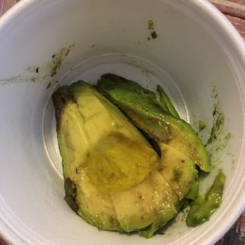WaBa Grill - This is the avocado that was given to me. Why on earth would you serve this to anyone - Asian Fusion Near Me - Norwalk, California