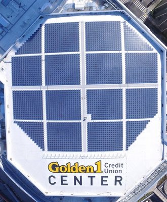 Photo of SunSystem Technology - Rancho Cordova, CA, US. SunSystem Technology was awarded the solar O&M contract for Sacramento's Golden 1 Center -- home of the Sacramento Kings!