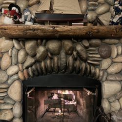 Big Bear Escapes - A nice warm crackling fireplace is a must