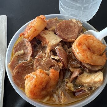 Mickle Cajun Kitchen - Cup of gumbo! Spicy & so good I had to get a pint to go! - Cajun/Creole Near Me - Dallas, Texas