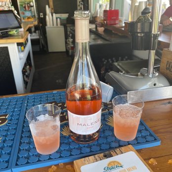 The Shack On 8th - HORRIBLE service I've EVER gotten, the absolute WORST! $32 bottle of Rose ...WARM bottle, "this is just what you're getting today" - Bars Near Me - Virginia Beach, Virginia