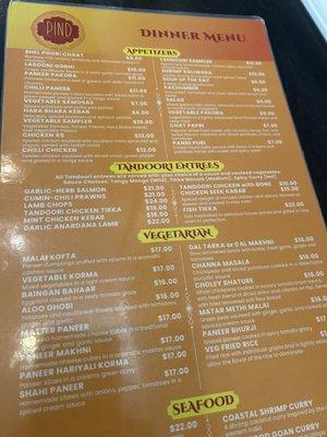 Menu photo 2 PIND Indian Cuisine Ashburn, VA Menu photo 2 PIND Indian Cuisine Ashburn, VA